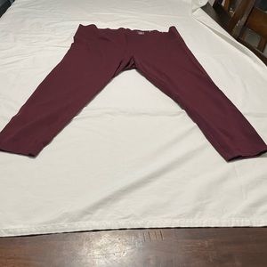 Loft burgundy leggings XL petite